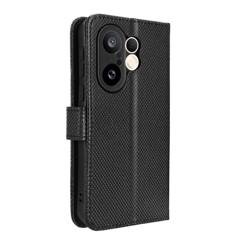 Läderfodral Vivo X200 Fe Telefonfodral Texturerat Konstläder