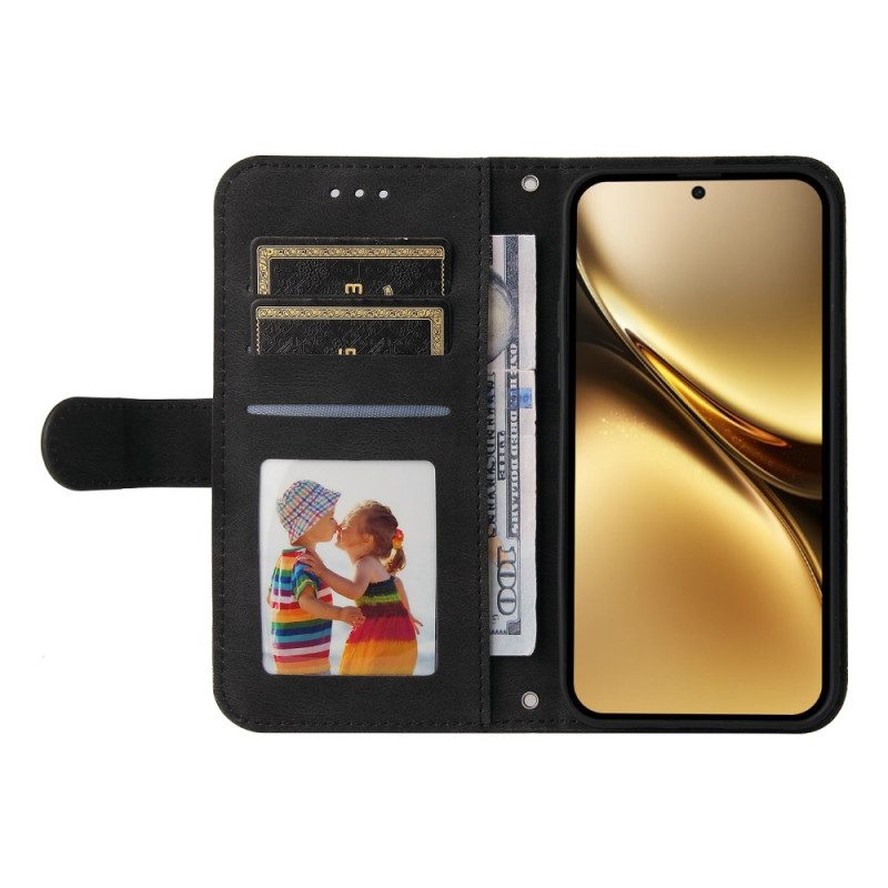 Läderfodral Vivo X200 Pro Telefonfodral Dekorativt Nit Med Mockaeffekt