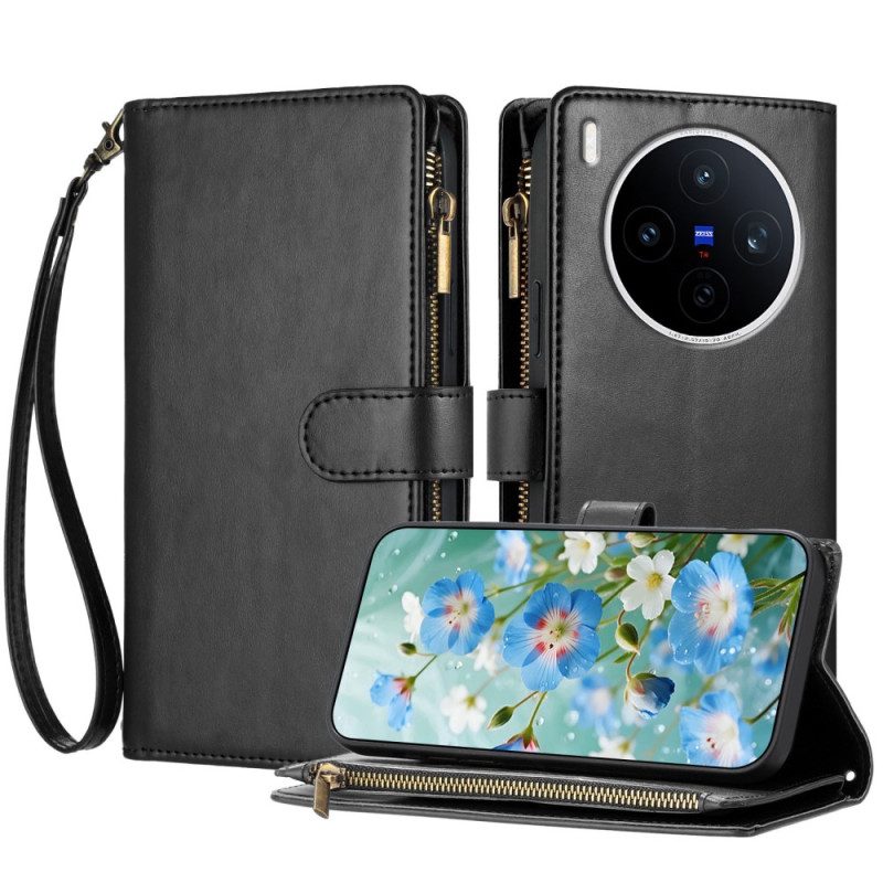 Läderfodral Vivo X300 Telefonfodral Plånbok