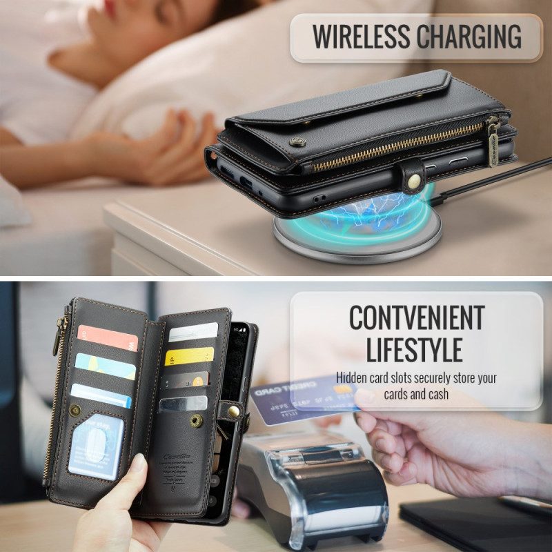 Läderskal Fodral Google Pixel 10 Pro Xl Caseme