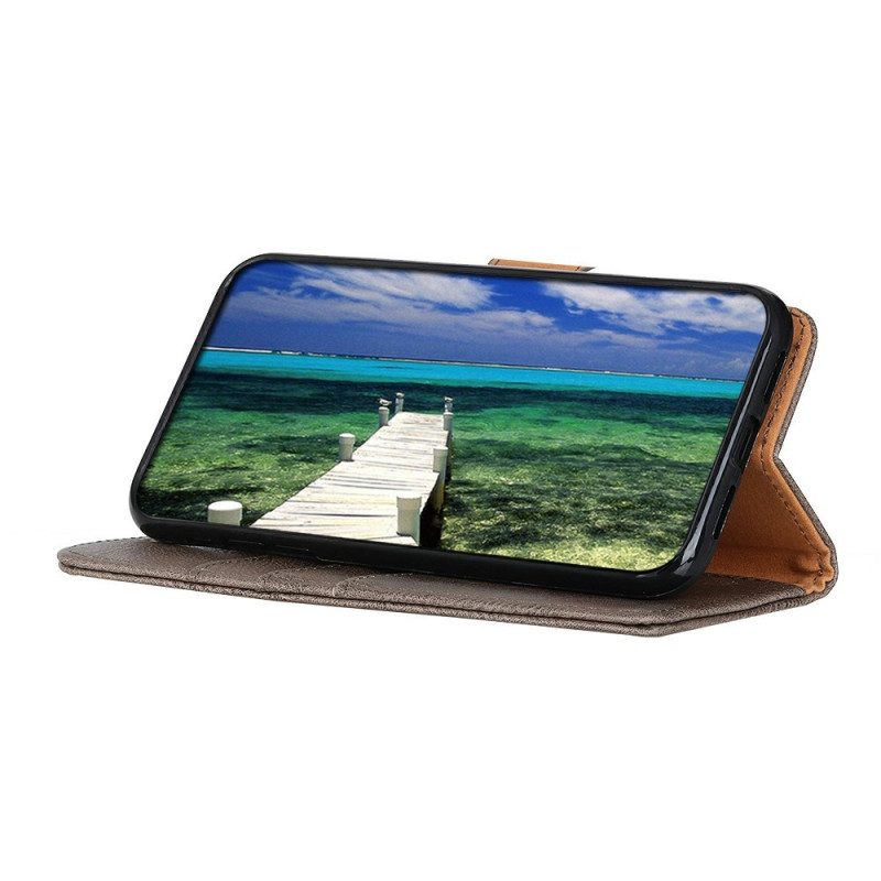 Läderskal Fodral Oneplus 13 Khazneh Vintageläder