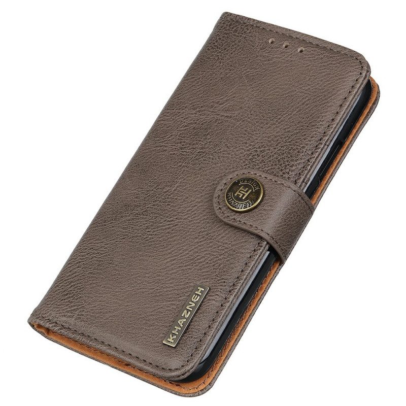 Läderskal Fodral Oneplus 13 Khazneh Vintageläder