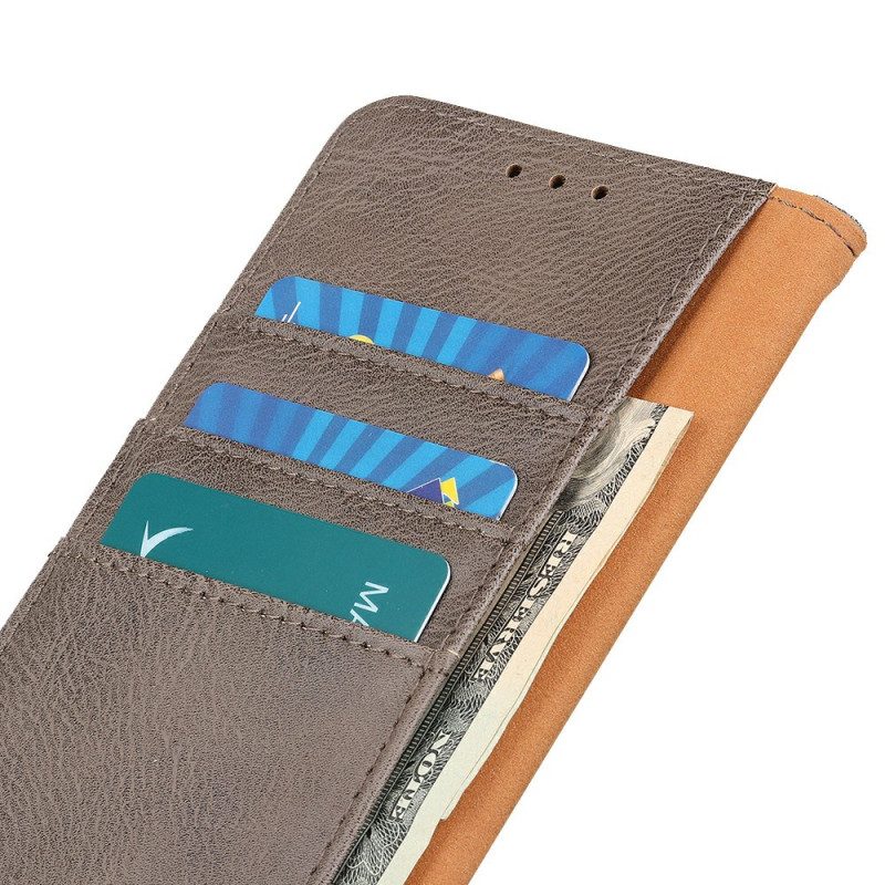 Läderskal Fodral Oneplus 13 Khazneh Vintageläder