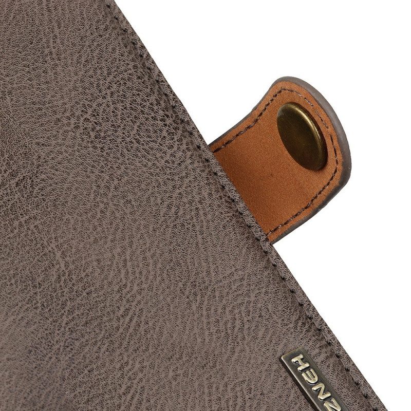 Läderskal Fodral Oneplus 13 Khazneh Vintageläder
