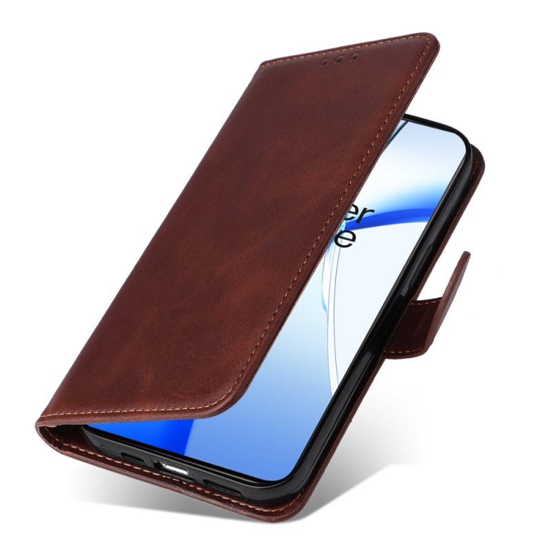 Läderskal Fodral Oneplus 13r Enkel Läderrem