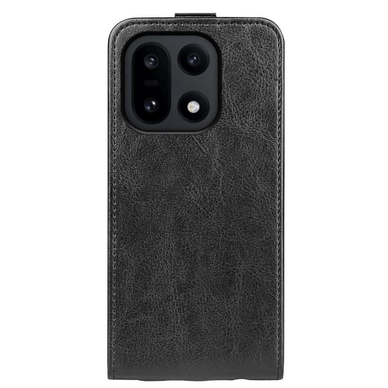 Läderskal Fodral Oneplus 15 Vertikal Flik