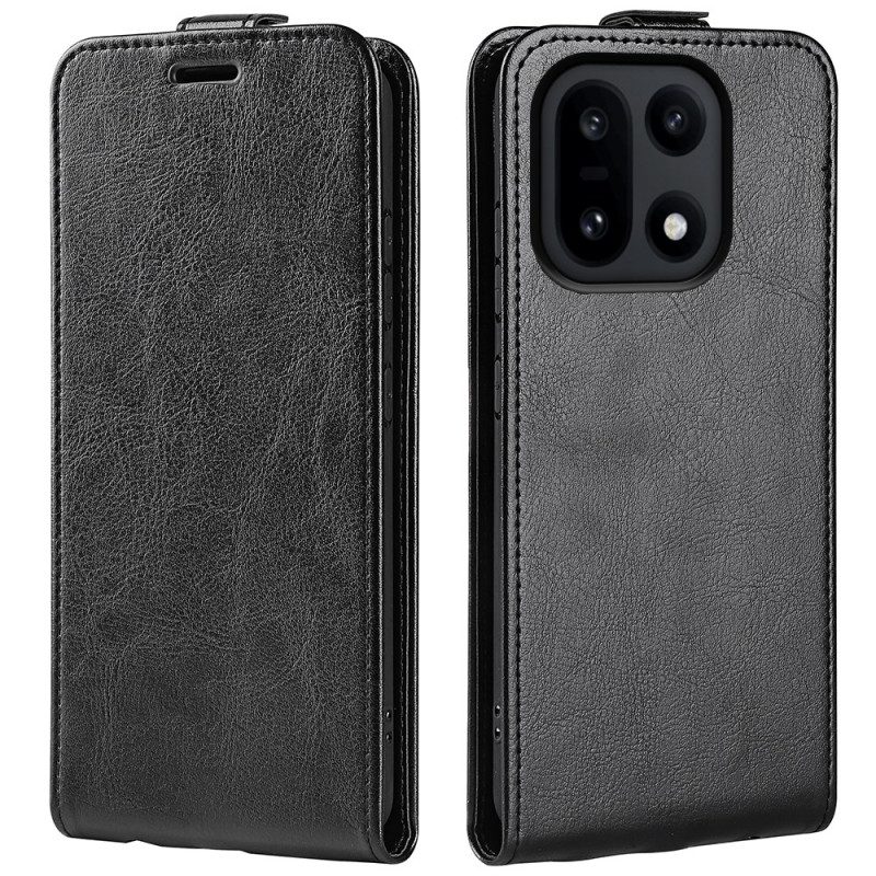 Läderskal Fodral Oneplus 15 Vertikal Flik