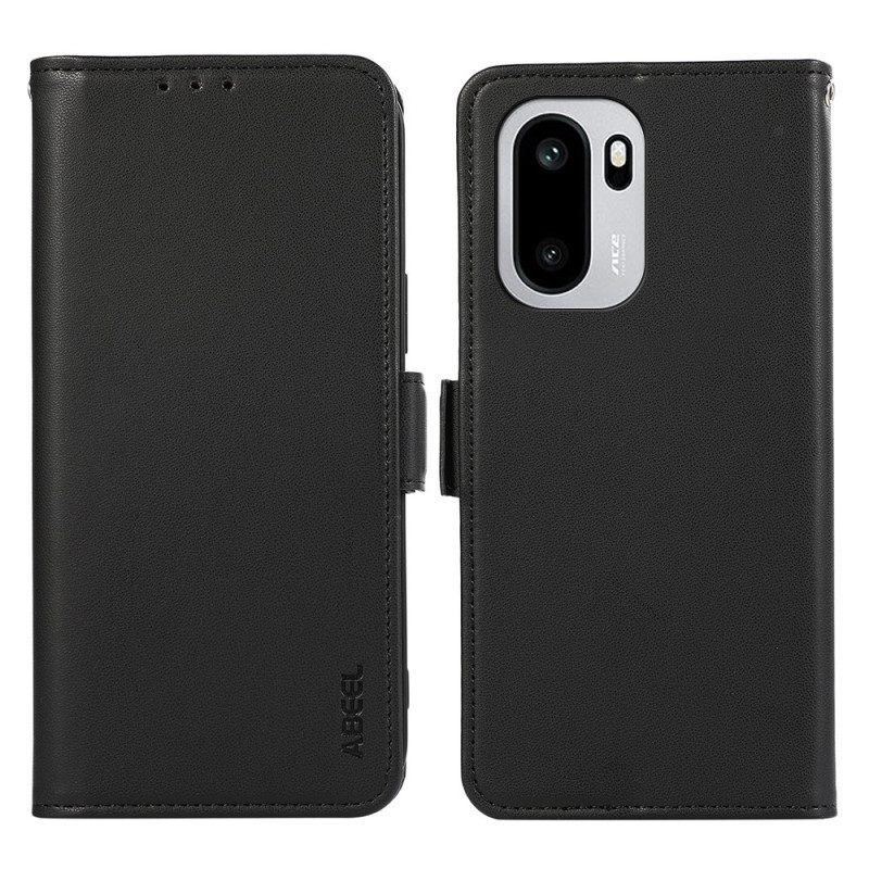 Läderskal Fodral Oneplus 15r Abeel Rfid-skydd