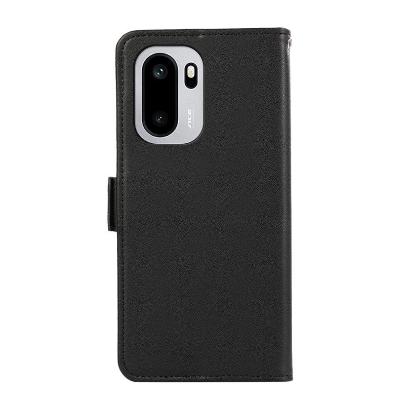 Läderskal Fodral Oneplus 15r Abeel Rfid-skydd