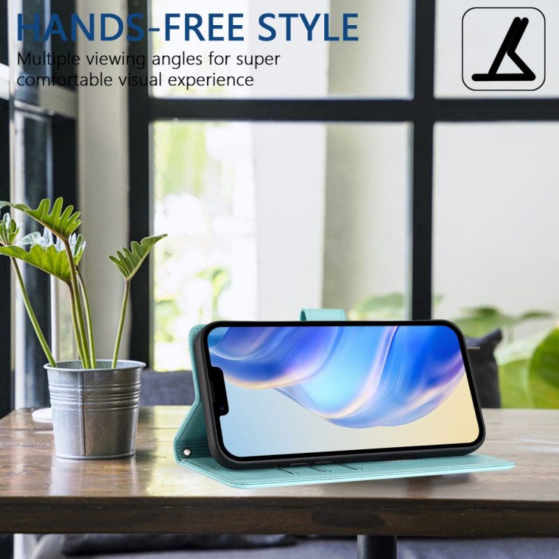 Läderskal Fodral Oneplus Nord 4 Bikakemönster