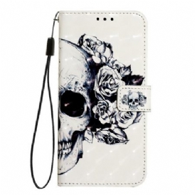 Läderskal Fodral Oneplus Nord 4 Blommorskalle