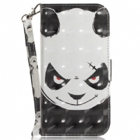Läderskal Fodral Oneplus Nord 4 Snodd Med Arg Panda