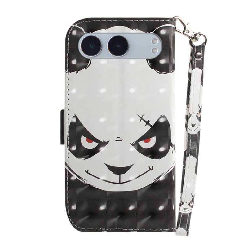 Läderskal Fodral Oneplus Nord 4 Snodd Med Arg Panda