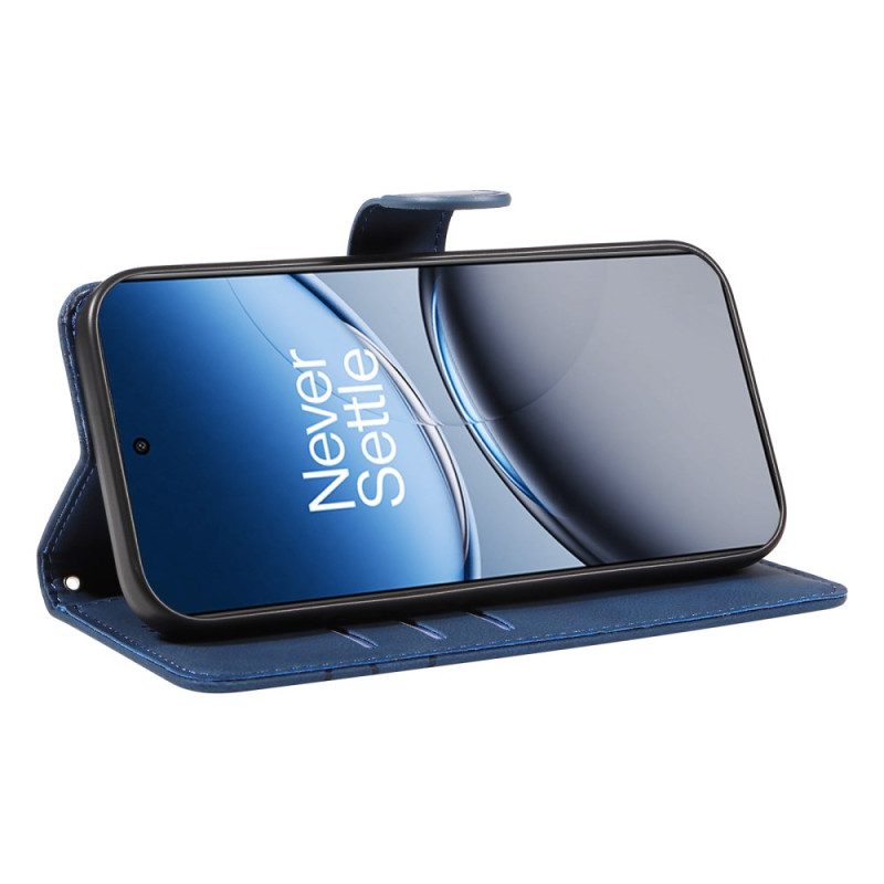 Läderskal Fodral Oneplus Nord 4 Vågig Linje