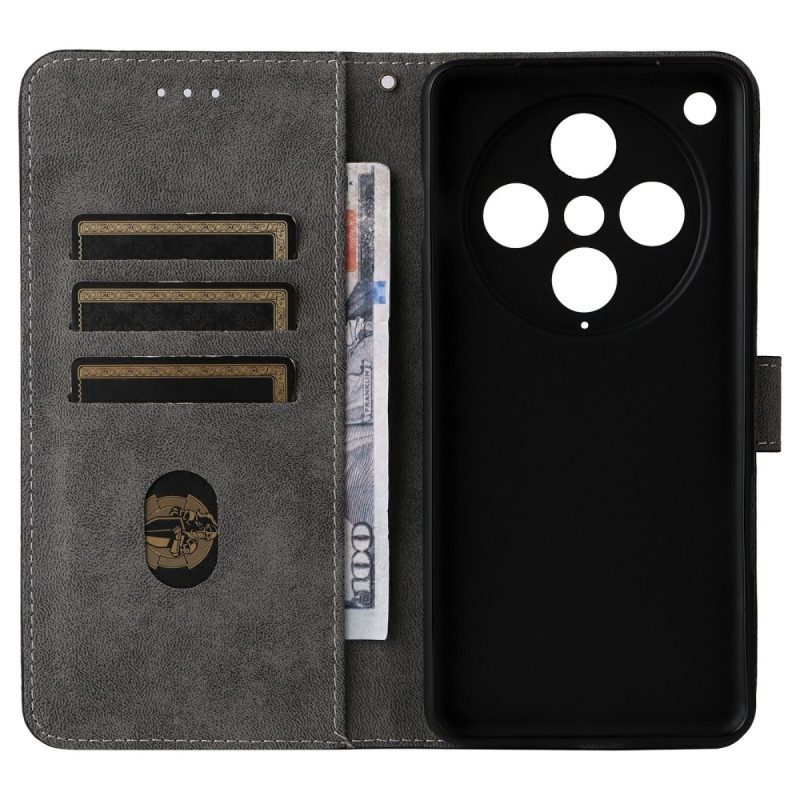 Läderskal Fodral Oppo Find X8 Pro Rfid-skydd Med Mockaeffekt