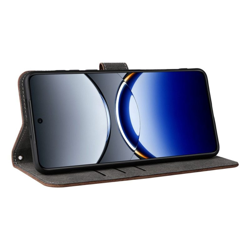 Läderskal Fodral Oppo Find X8 Pro Rfid-skydd Med Mockaeffekt