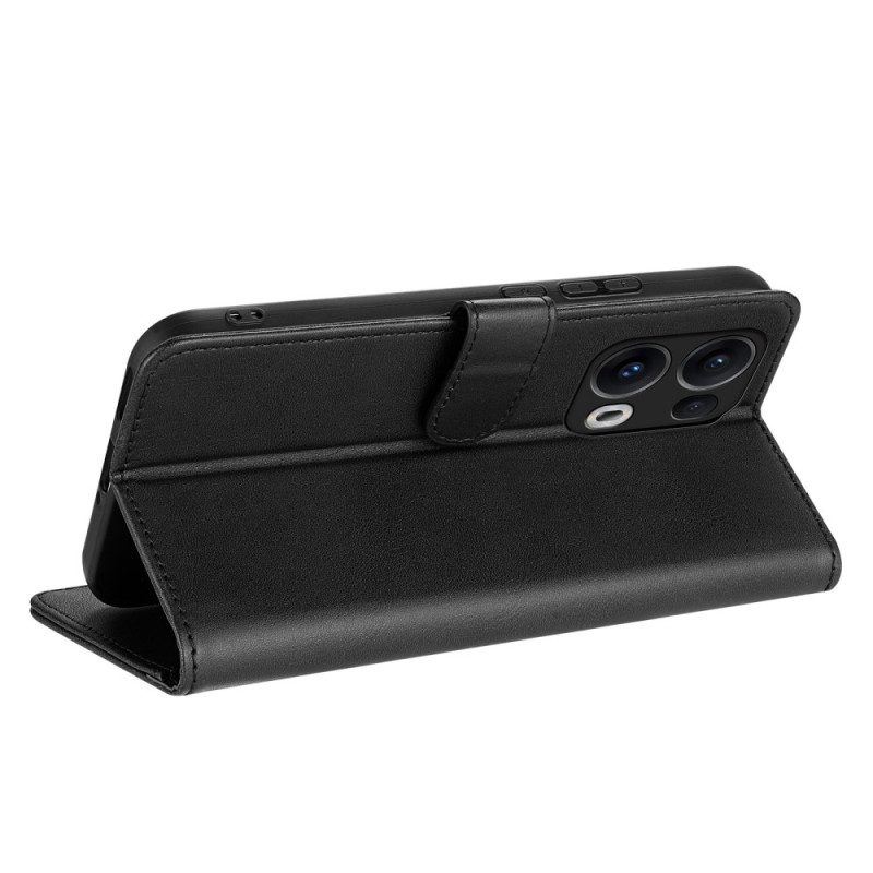 Läderskal Fodral Oppo Reno 13 Pro 5g Azns Lädereffekt