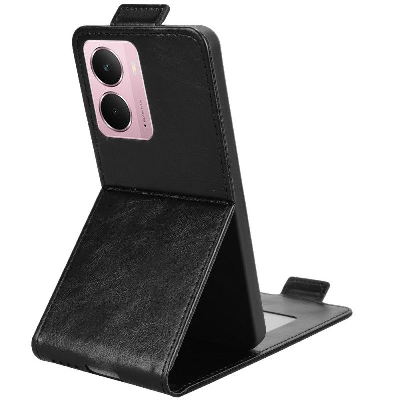 Läderskal Fodral Realme 14 5g Vertikal Flik Design