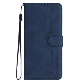 Läderskal Fodral Realme 14 Pro 5g Leendehjärta