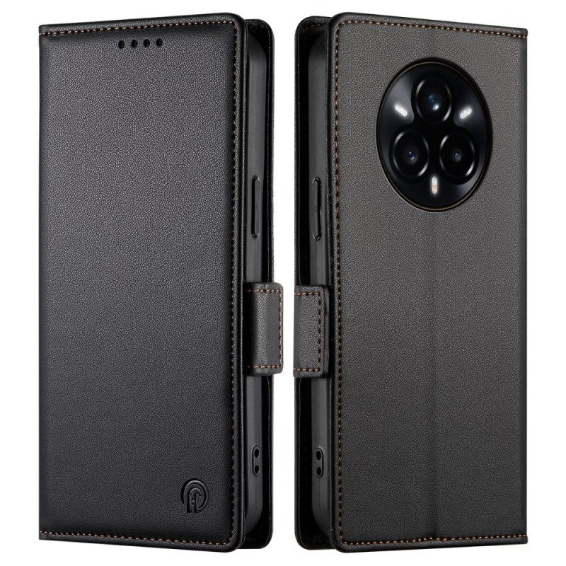 Läderskal Fodral Realme 14 Pro Plus 5g Tre Kortfack Och Hållare