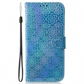 Läderskal Fodral Realme C55 Plånbok Med Discomotiv