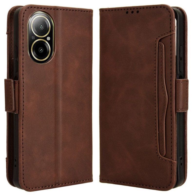 Läderskal Fodral Realme C67 Korthållare