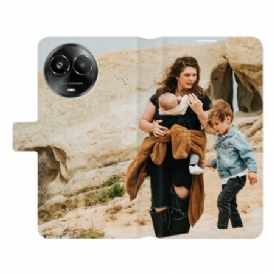 Läderskal Fodral Realme C67 Retro