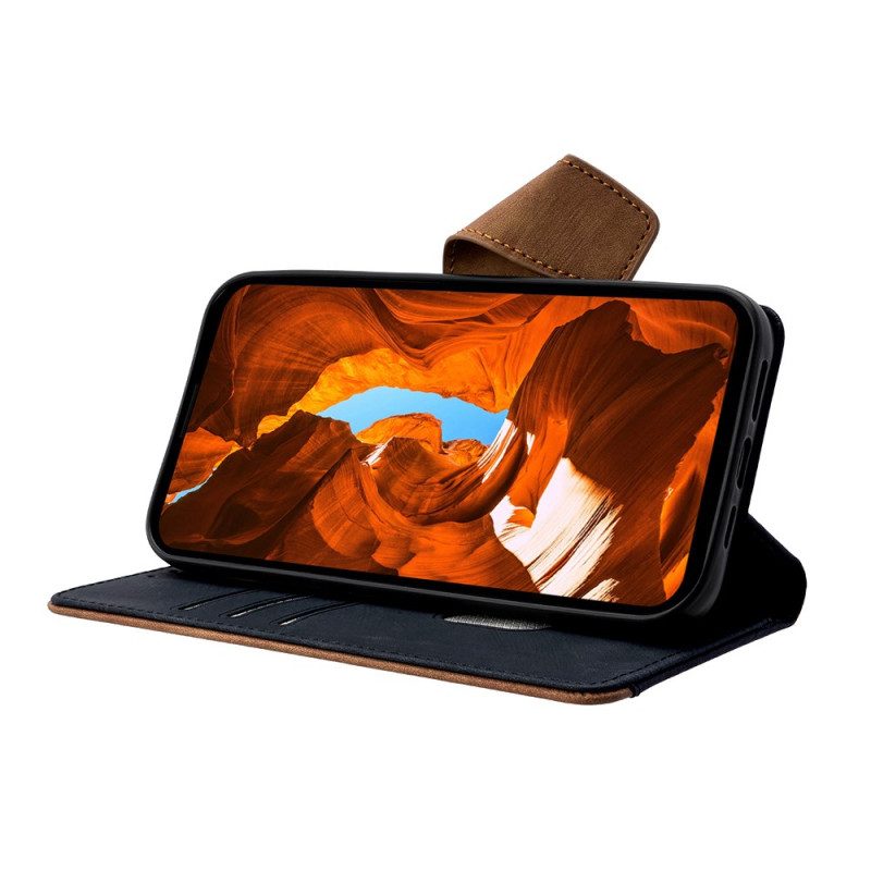 Läderskal Fodral Realme C71 Vintage Rfid-plånbok