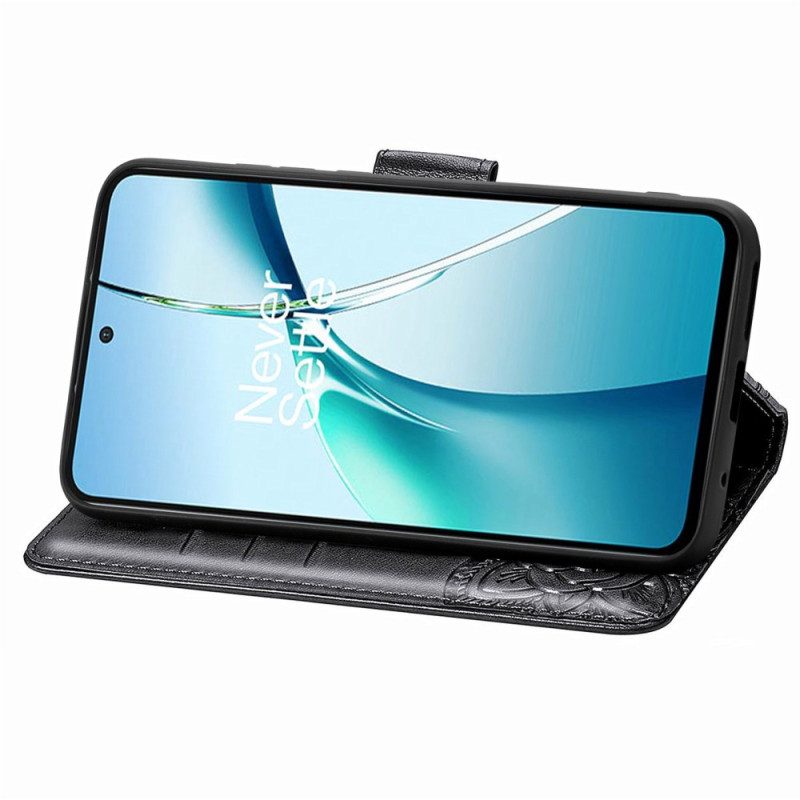 Läderskal Fodral Realme C75 Barockfjäril