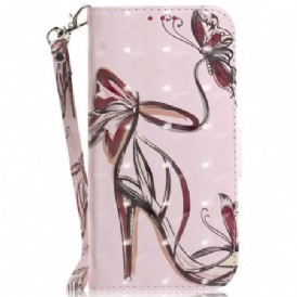 Läderskal Fodral Realme C75 Pumps Med Remmar