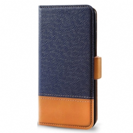 Läderskal Fodral Realme Note 60 Tvåfärgad