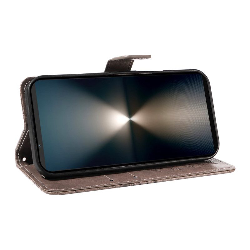 Läderskal Fodral Sony Xperia 1 Vii Jättefjärilar