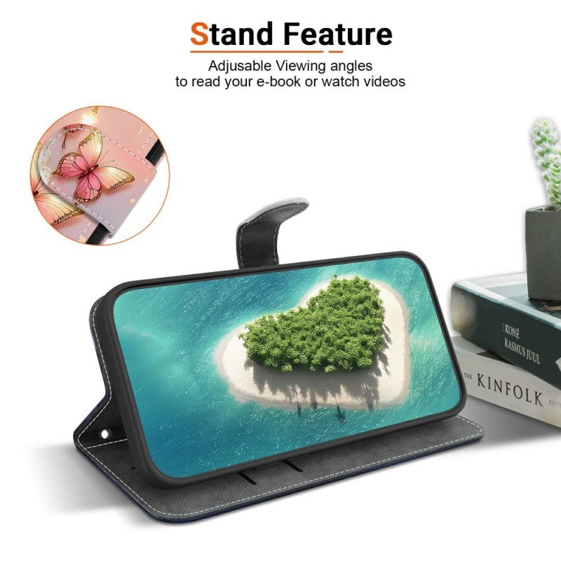 Läderskal Fodral Sony Xperia 10 Vii Diamantbjörn