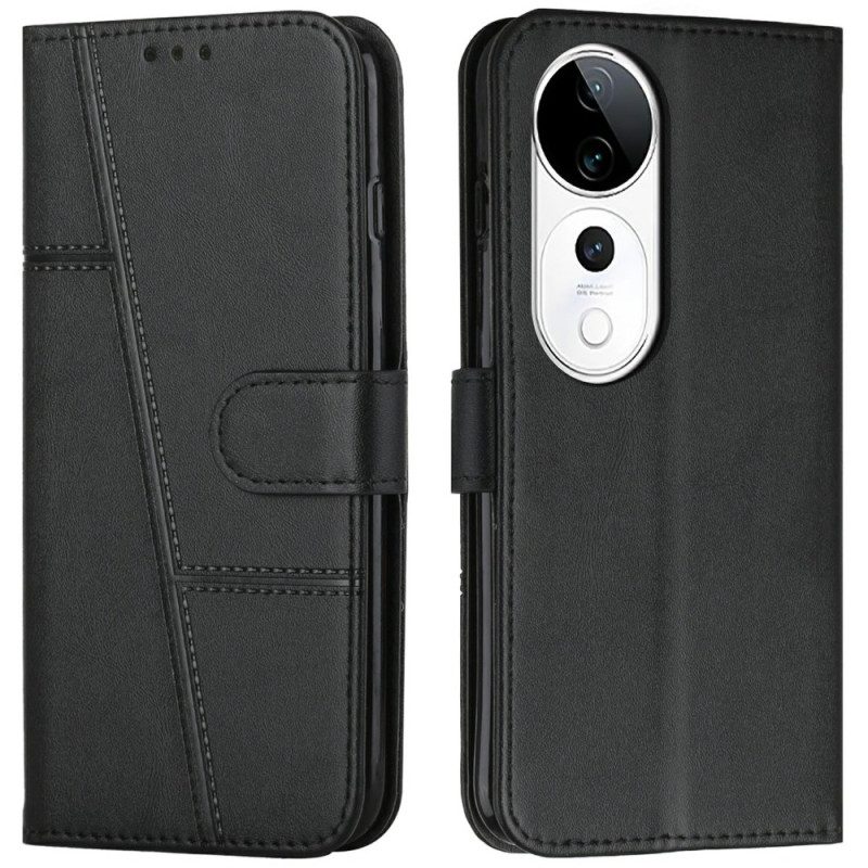 Läderskal Fodral Vivo V40 5g Affärsstil