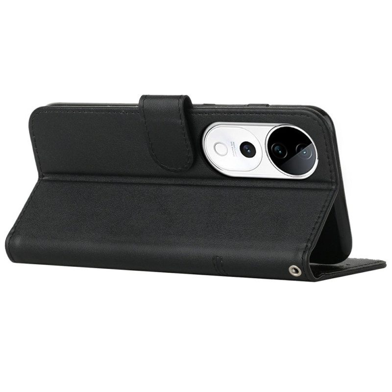 Läderskal Fodral Vivo V40 5g Affärsstil