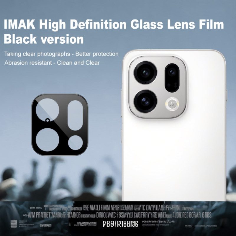 Linsskydd I Härdat Glas För Oppo Find X9 5g (svart Version)