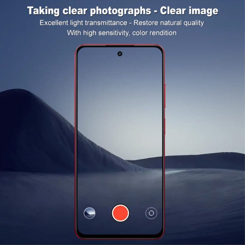 Linsskydd I Härdat Glas För Realme 14x 5g (svart Version) Imak