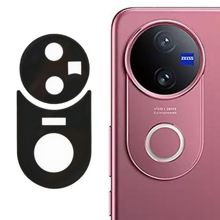 Linsskydd I Härdat Glas För Vivo V50 5g (svart Version)