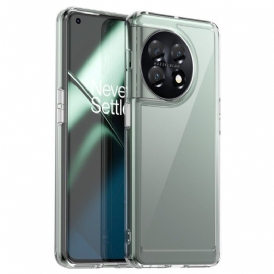 Mobilskal OnePlus 11 5G Transparent Akryl Och Färgad Kontur