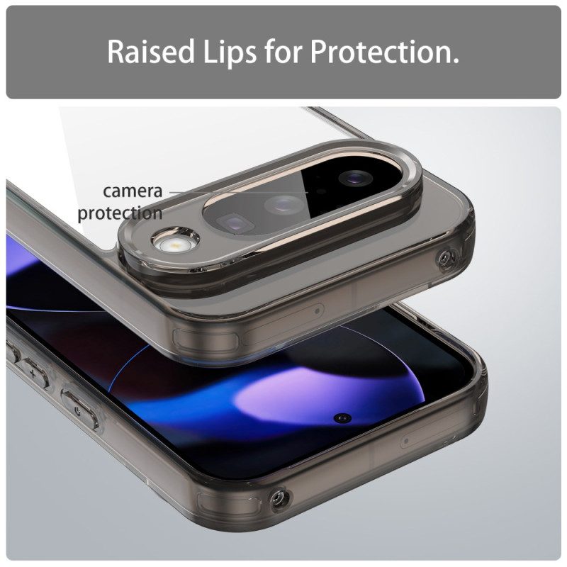 Skal För Google Pixel 10 / 10 Pro Transparent Med Metallkant