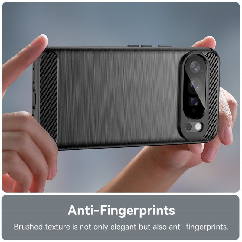 Skal För Google Pixel 10 Pro Xl Borstad Kolfiber