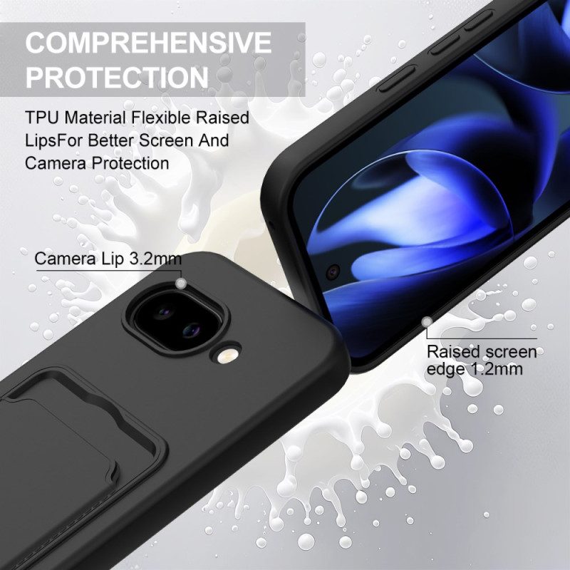 Skal För Google Pixel 10a Flytande Silikonkorthållare