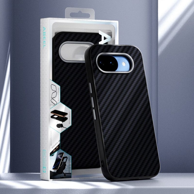 Skal För Google Pixel 10a Magnetisk Kolfibertextur Abeel