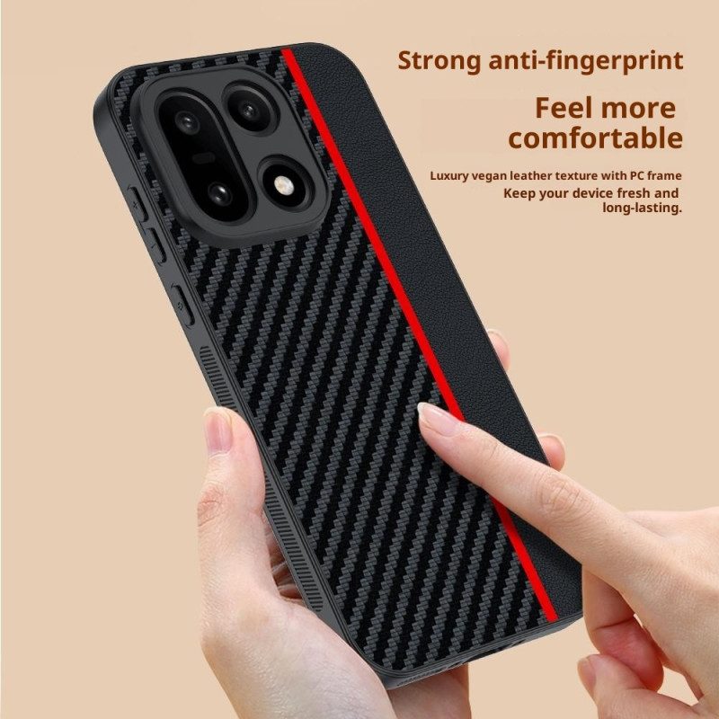 Skal För Oneplus 15 Kolfiberstruktur