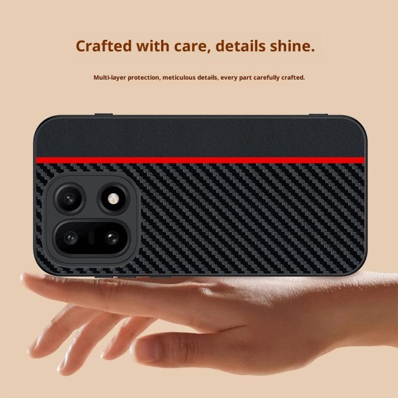 Skal För Oneplus 15 Kolfiberstruktur