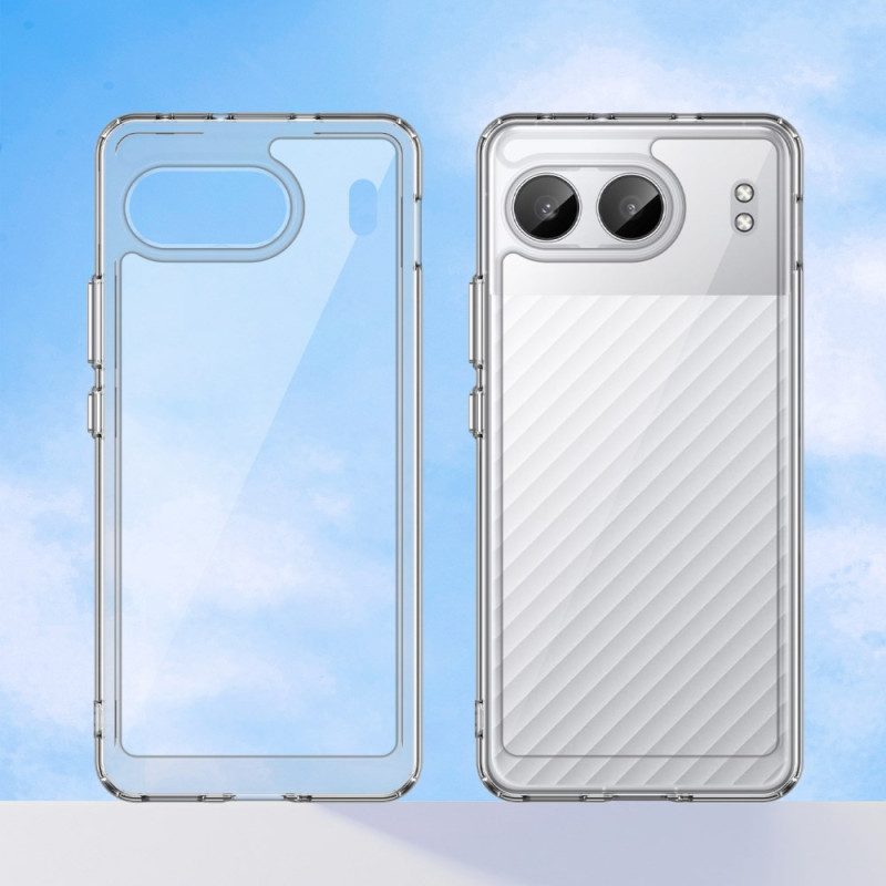 Skal För Oneplus Nord 4 Genomskinligt Skärmskydd Med Härdat Glas