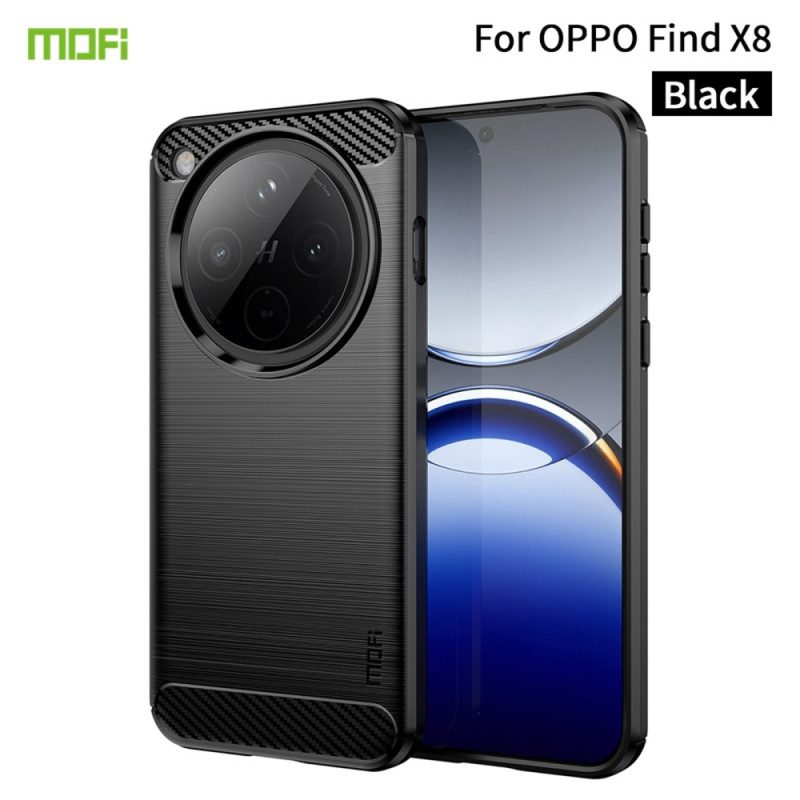 Skal För Oppo Find X8 Borstad Kolfiber