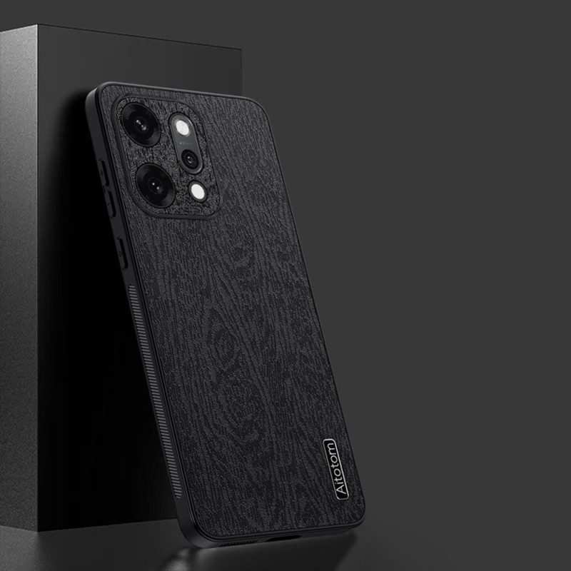 Skal För Oppo Reno 14 Pro 5g Trästruktur