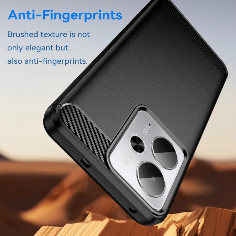 Skal För Realme 14 5g Borstad Kolfiber