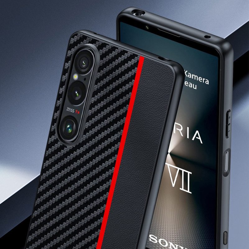 Skal För Sony Xperia 1 Vii Kolfiber